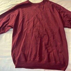 Maroon crewneck